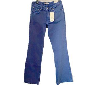 ZARA Mid-Rise Bootcut Slate Blue Jeans Women's Size 6  NWT